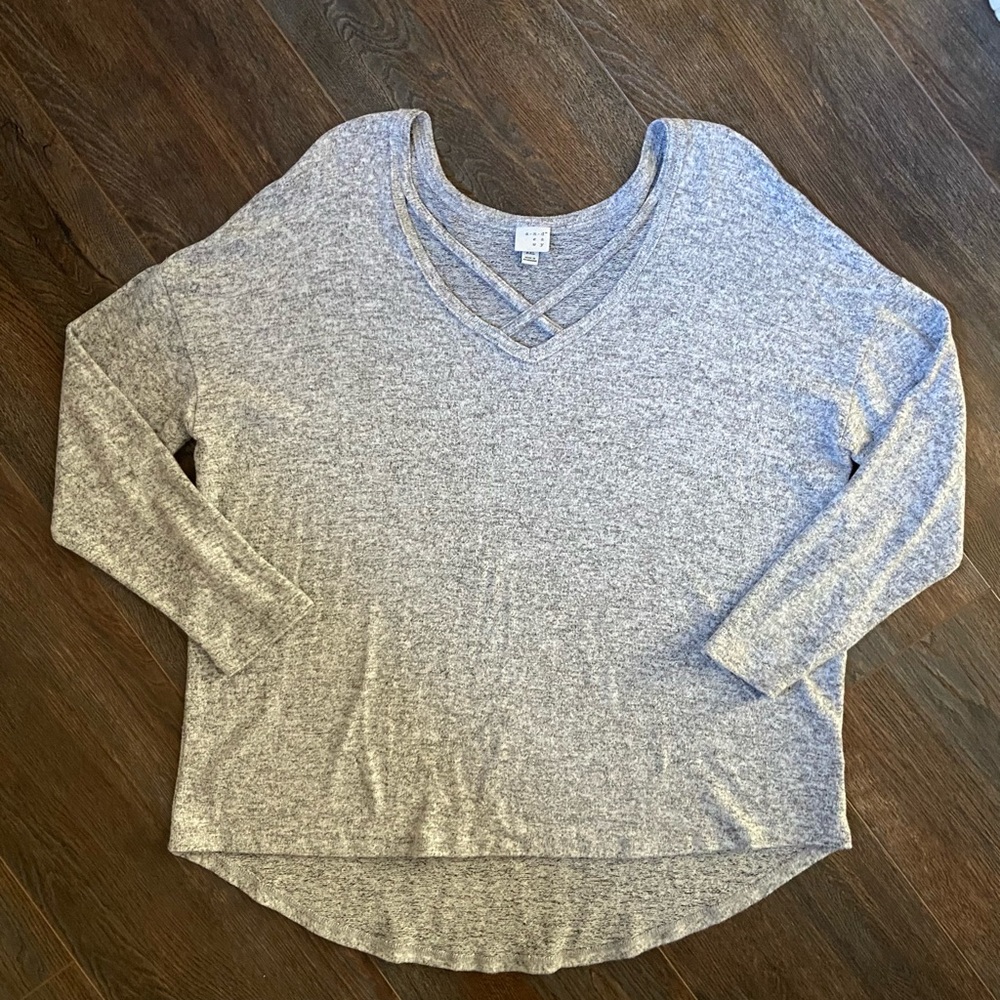 A New Day gray tunic top